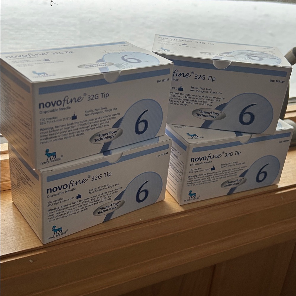 Novo Nordisk Novofine 6mm Pen Needles x 100